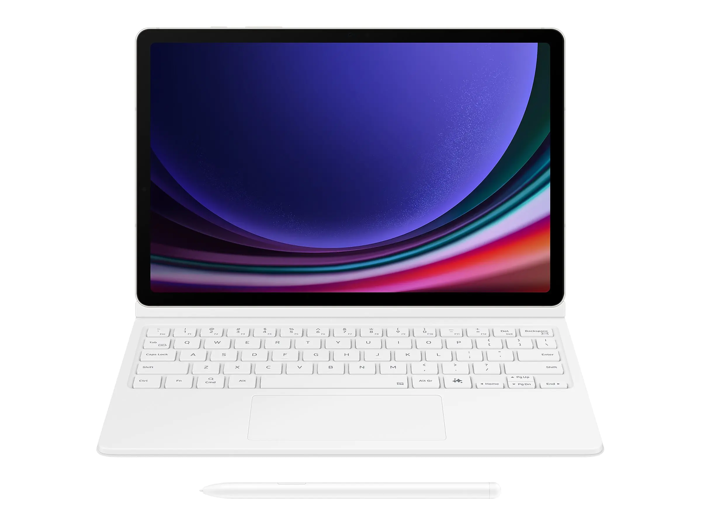 Samsung S9 BOOK COVER KEYBOARD WHITE