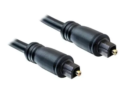 Delock - Digitales Audio-Kabel (optisch) - TOSLINK männlich zu TOSLINK männlich - 2 m - Schwarz