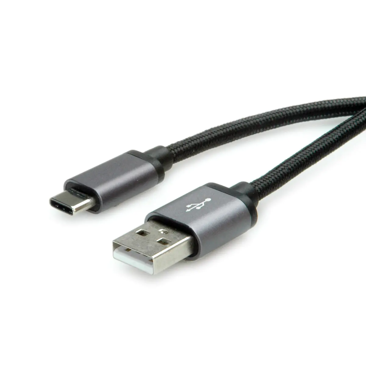 ROLINE USB-Kabel - USB-C (M) gelötet zu USB (M) 11.02.9029