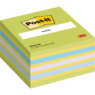 Post-it Haftnotizwürfel 2028NB 76x45x76mm 450Blatt neongrün Post-it Haftnotizwürfel 2028NB 76x45x76mm 450Blatt neongrün