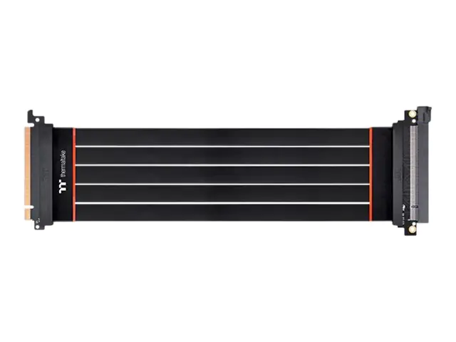 Thermaltake TT Premium PCI-E 4.0 Extender - PCI Express x16 Kabel - 164 pin PCI Express (M) zu 164 pin PCI Express (W) - 30 cm - Schwarz