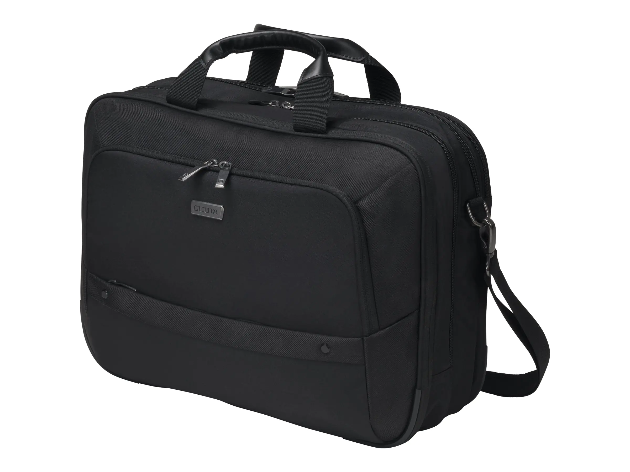 DICOTA Top Traveller ECO Twin SELECT - Notebook-Tasche - 39.6 cm - 14" - 15.6" - Schwarz