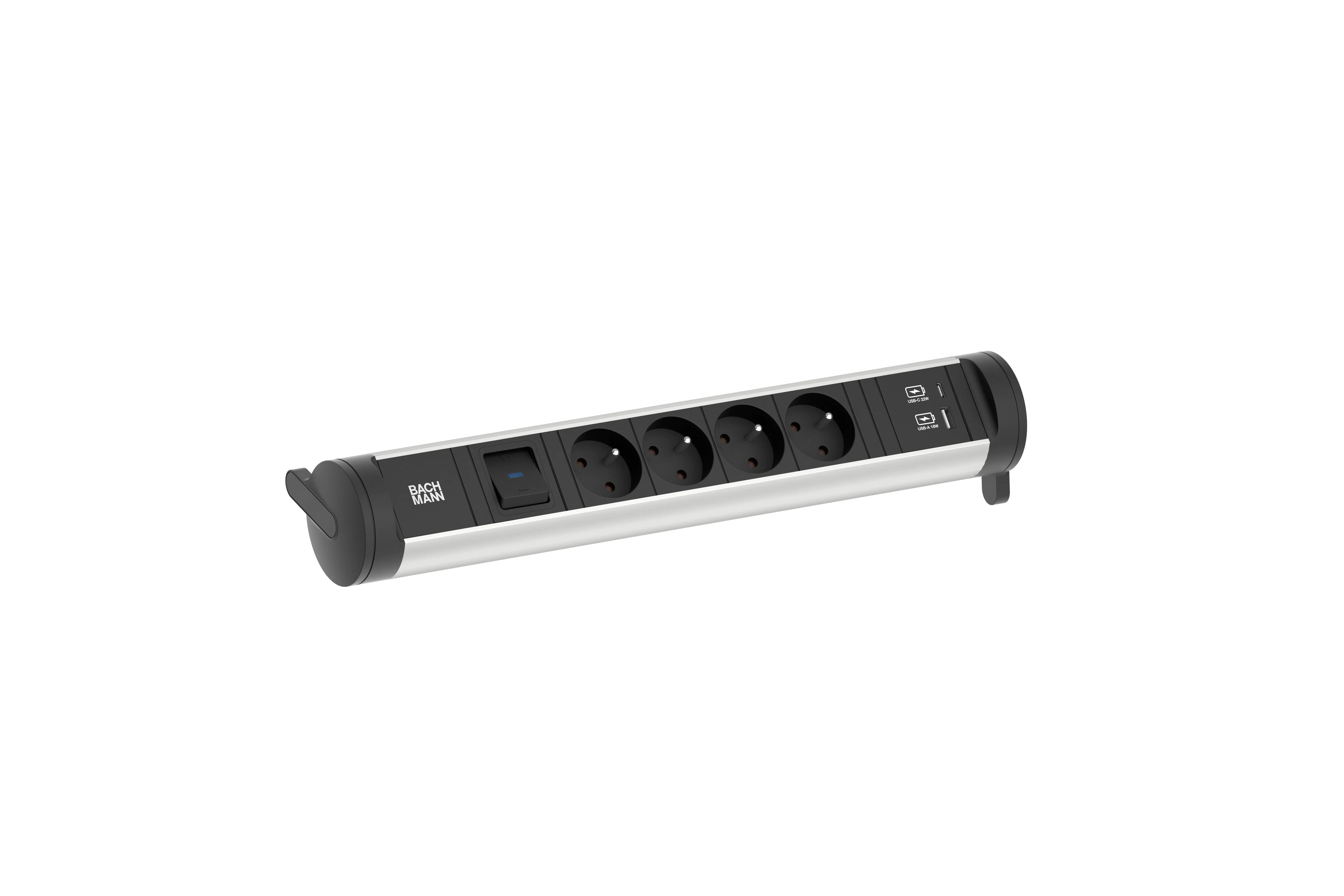 Bachmann CYCLE Base 4xUTE 1xSchalter 1xUSB A/C 22W - Zubehör Stromversorgung 706.006