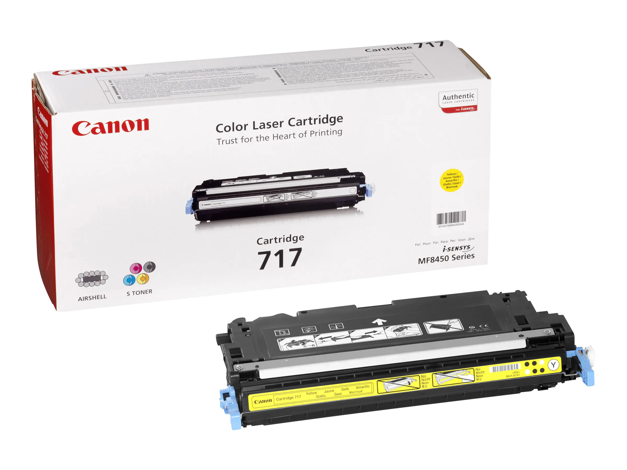 Canon 717 Yellow - Gelb - original - Tonerpatrone 2575B002