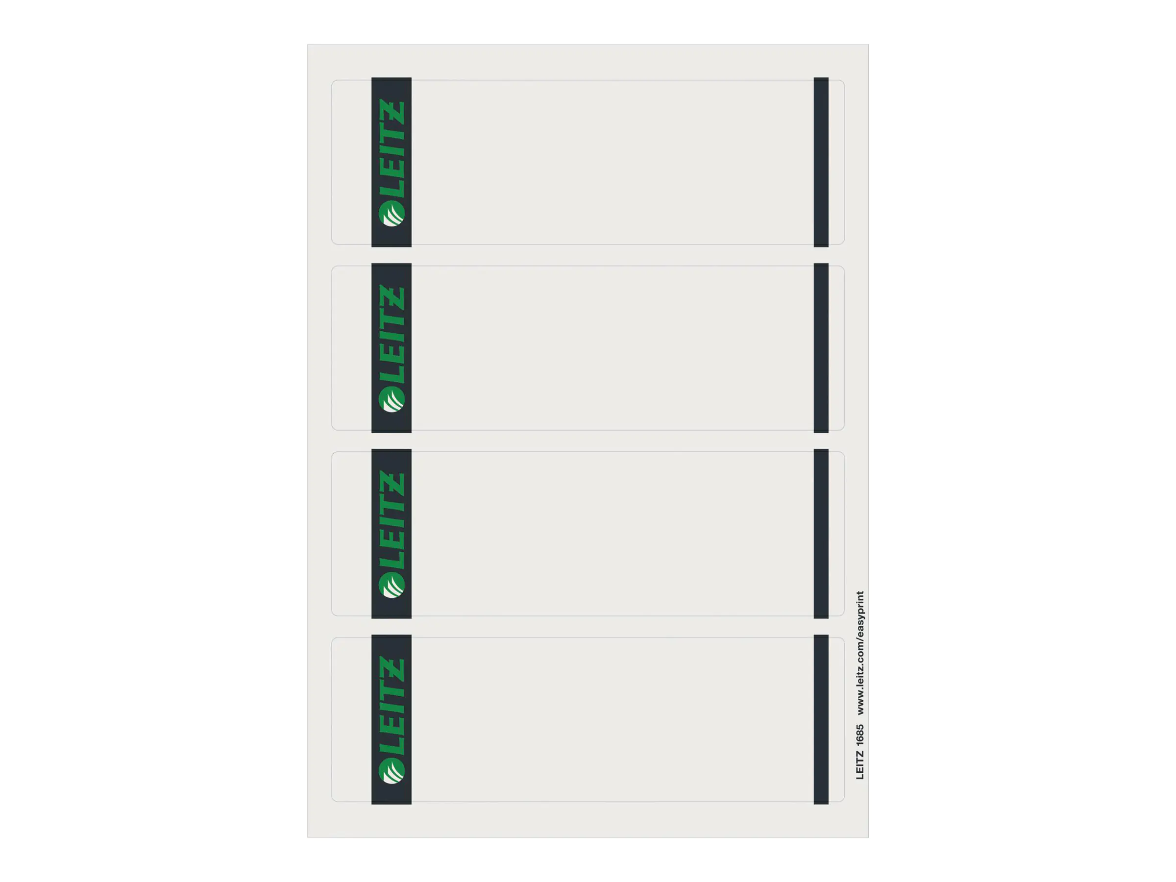 Esselte Leitz Ordneretiketten - Grau (Packung mit 400) 16850085