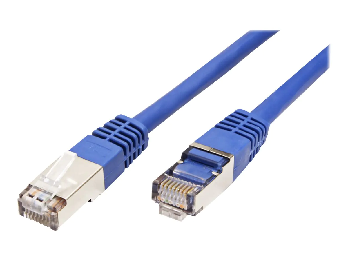 VALUE - Patch-Kabel - RJ-45 (M) zu RJ-45 (M) - 7 m - SFTP - CAT 6 - Blau
