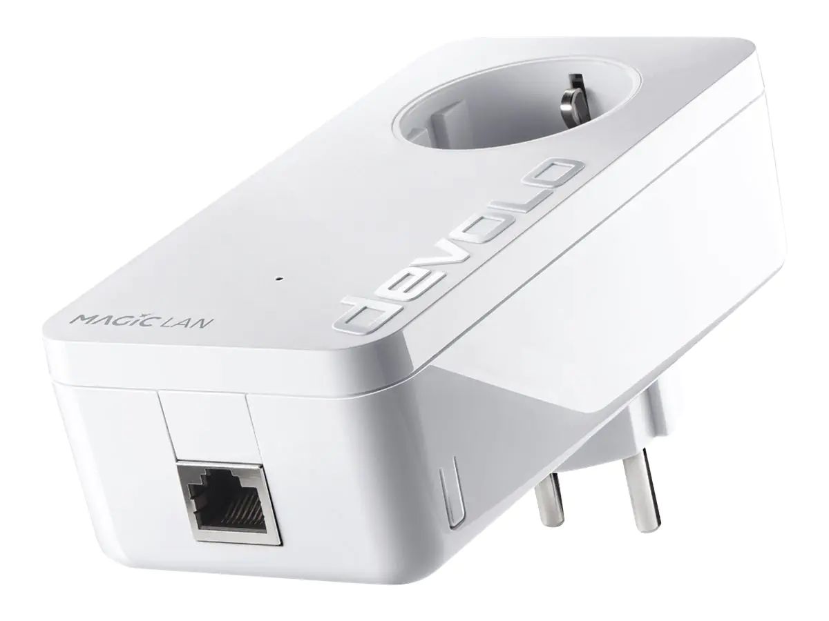 Devolo Magic 2 LAN - Starter Kit - Bridge - - 1GbE, HomeGrid - an Wandsteckdose anschließbar (Packung mit 2)