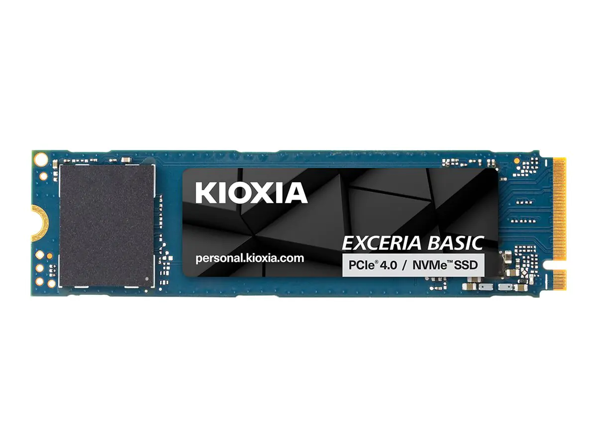 Kioxia EXCERIA BASIC - SSD - 1 TB - intern - M.2 2280 - PCIe 4.0 x4 (NVMe)