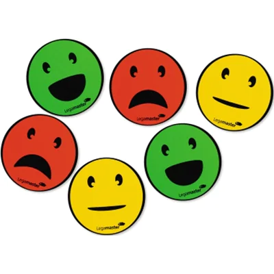 Legamaster Magnet Emoticon 7-123304 sort 50mm 6 St./Pack. Legamaster Magnet Emoticon 7-123304 sort 50mm 6 St./Pack.