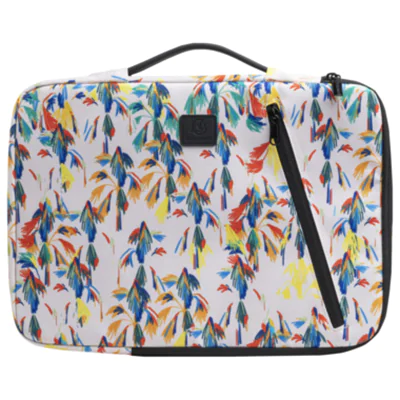 Exacompta Notebookhülle Sleeve 37 x 28 x 2,5 cm (B x H x T) Minifronttasche mit Reißverschluss Polyester, 100 % recycelt mehrfarbig
