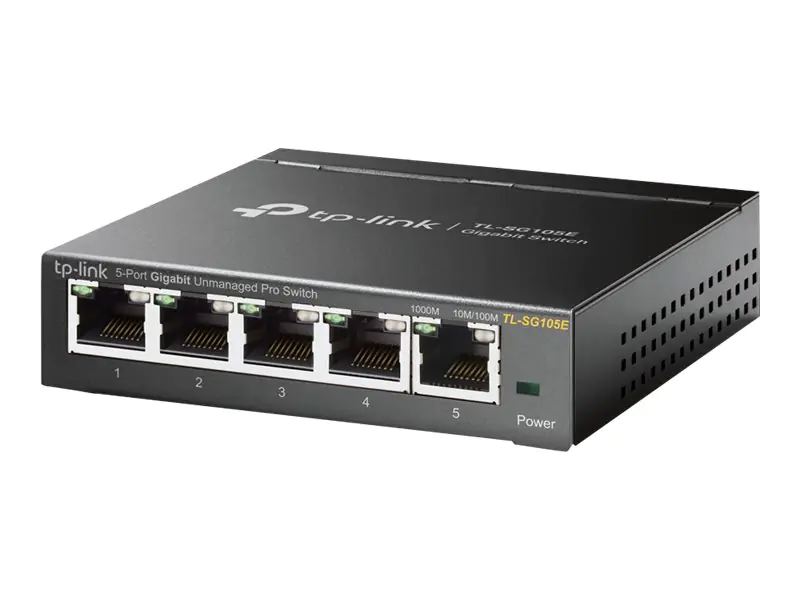 TP-LINK Easy Smart TL-SG105E - Switch - 5 x 10/100/1000 - Desktop TP-LINK Easy Smart TL-SG105E - Switch - 5 x 10/100/1000 - Desktop