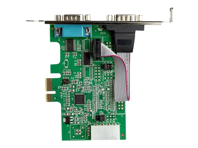 StarTech 2 Port Serielle PCI Express RS232 Adapter Karte - Serielle PCIe RS232 Kontroller Karte - PCIe zu Dual Serielle DB9 - 16950 UART - Erweiterungskarte - Windows & Linux (PEX2S953) - Serieller Adapter - PCIe - RS-232 x 2 StarTech 2 Port Serielle PCI Express RS232 Adapter Karte - Serielle PCIe RS232 Kontroller Karte - PCIe zu Dual Serielle DB9 - 16950 UART - Erweiterungskarte - Windows & Linux (PEX2S953) - Serieller Adapter - PCIe - RS-232 x 2