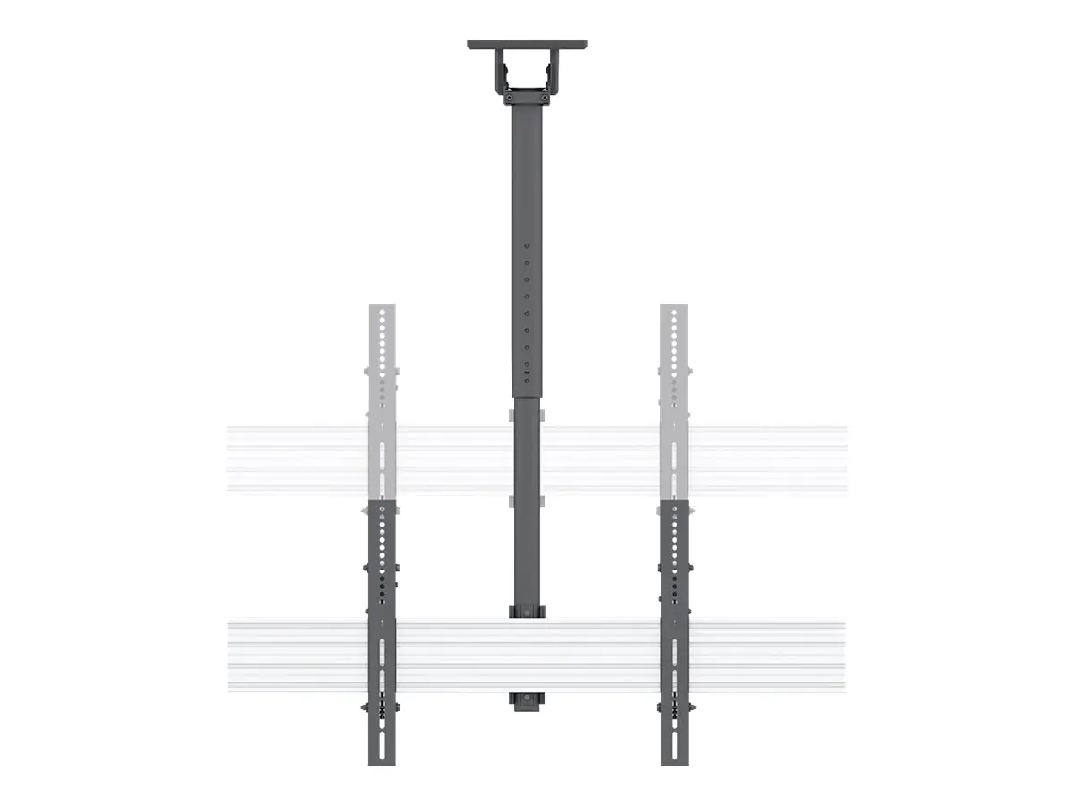 Neomounts NMPRO-CMB3 - Klammer - für 3 LCD-Anzeigen - Schwarz - Bildschirmgröße: 81.3-139.7 cm (32"-55") - Deckenmontage
