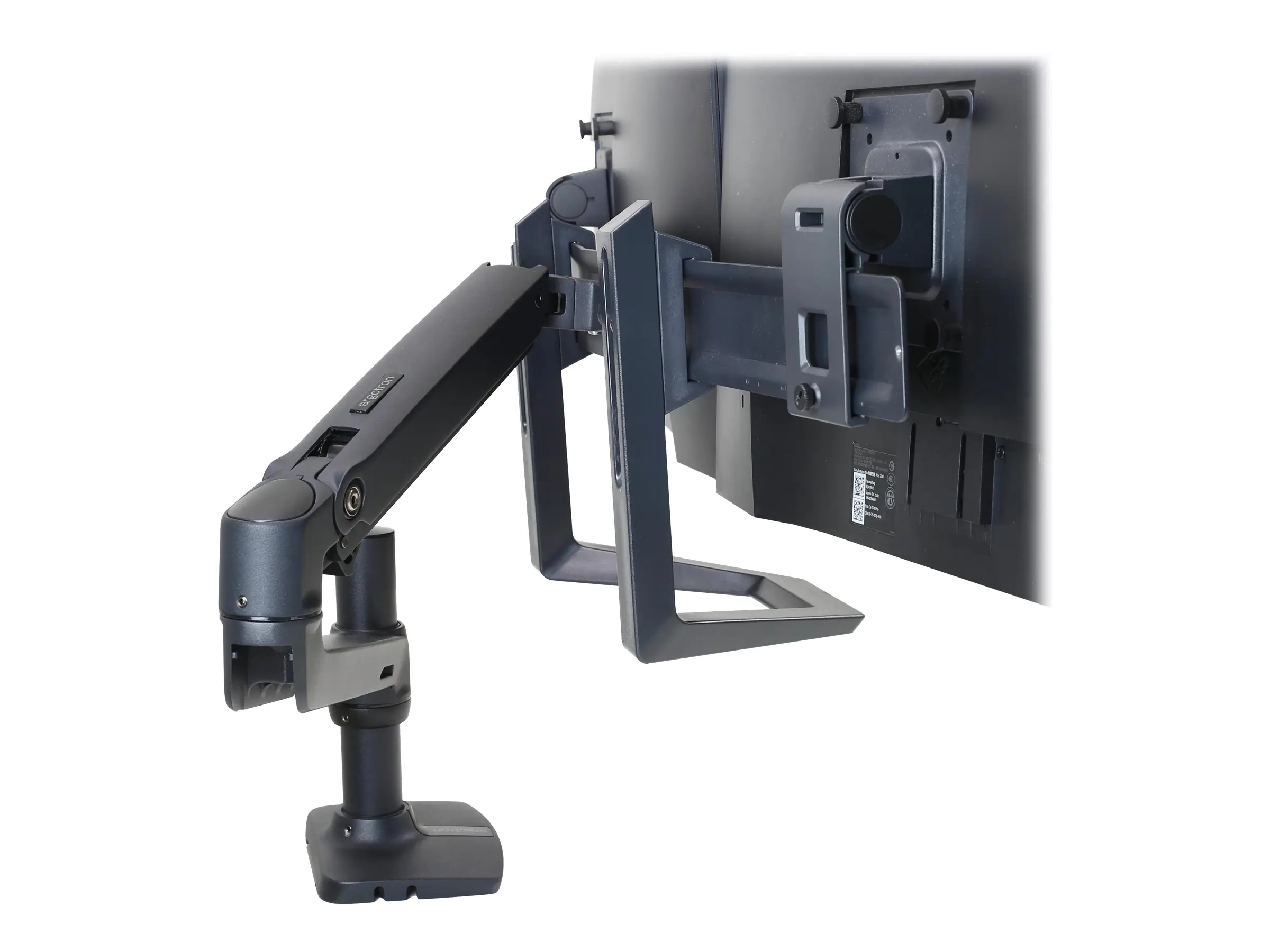 Ergotron LX - Montagekomponente (Griff) - für LCD-Display - Schwarz - Armmontage - für P/N: 45-489-224