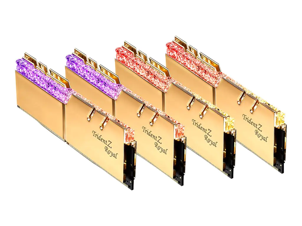 G.Skill Trident Z Royal Series - DDR4 - kit - 64 GB: 4 x 16 GB - CL14 - F4-3600C14Q-64GTRG