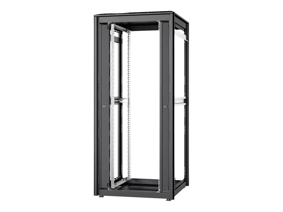 Digitus Unique Series - Schrank offener Rahmen - 800 x 800 mm (B x T) - Schwarz, RAL 9005 - 36U - 48.3 cm (19")