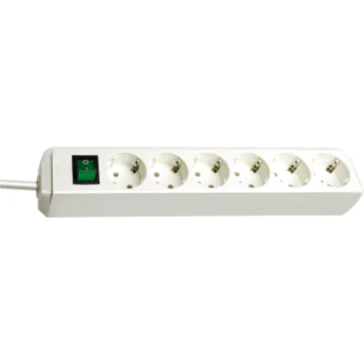 brennenstuhl Steckdosenleiste Eco- Line 1159520400 Schalter 6fach ws brennenstuhl Steckdosenleiste Eco- Line 1159520400 Schalter 6fach ws