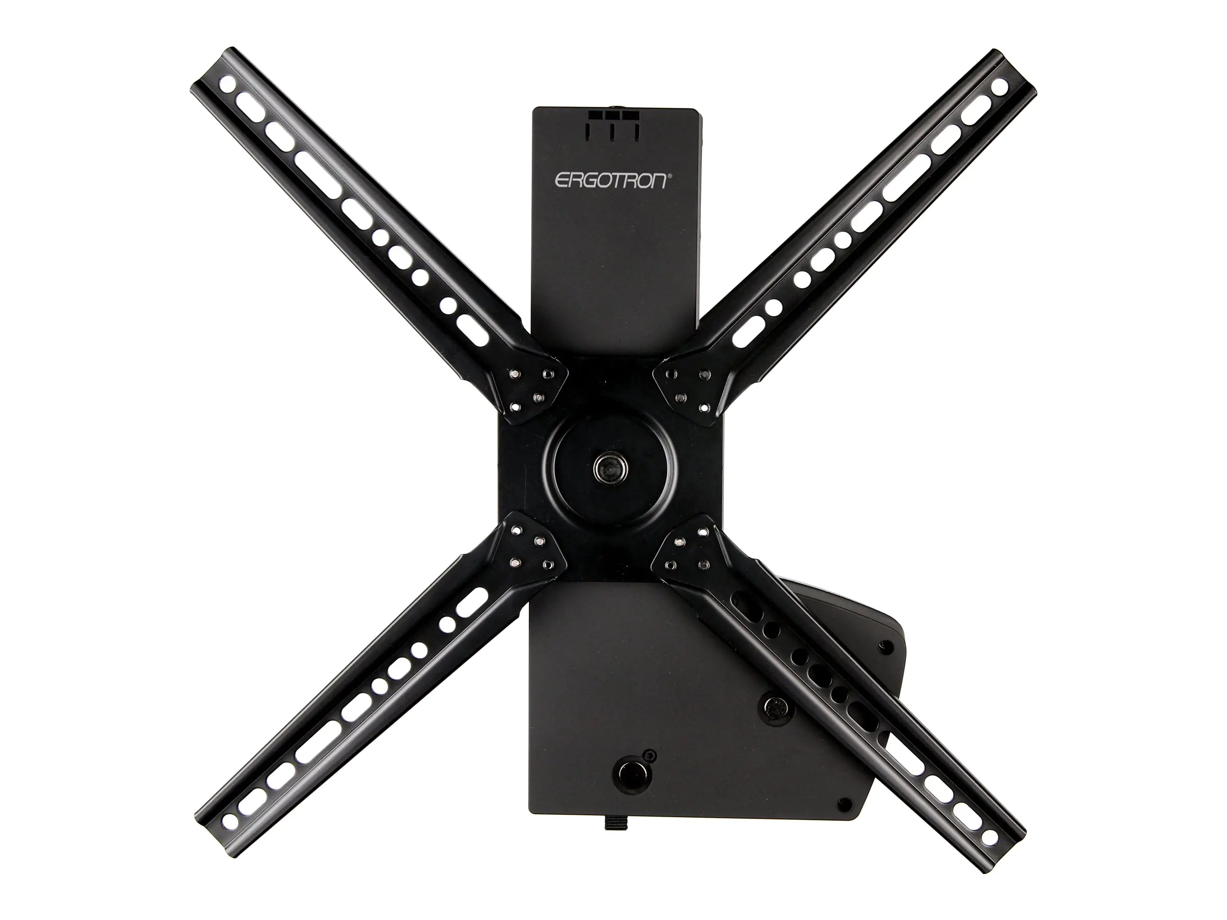 Ergotron - Befestigungskit (VESA-Adapter, Lift-Element, voll beweglicher Arm) - Konstante Krafttechnologie - für LCD-Display - Gleitschiene, für leichte Last mit Verlängerung (LD-X) - Schwarz - Bildschirmgröße: 68.6-107 cm (27"-42") - Wandmontage