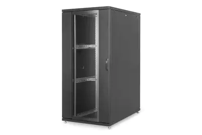 Digitus Professional Unique - Schrank Netzwerkschrank - Schwarz, RAL 9005 - 36U - 48.3 cm (19")