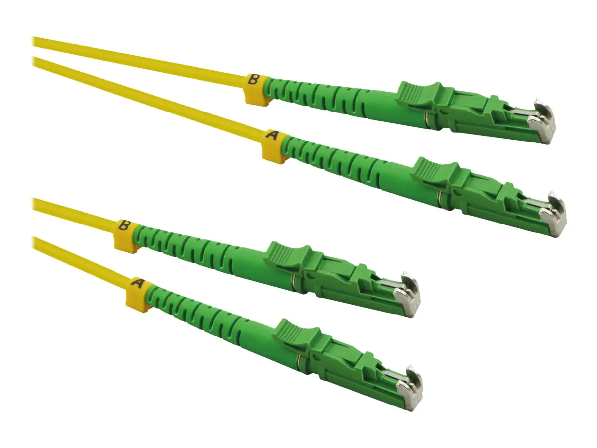 Roline - Patch-Kabel - LSH/APC Single-Mode (M) zu LSH/APC Single-Mode (M) - 5 m - Glasfaser - Duplex - 9/125 Mikrometer - OS2 - halogenfrei - Gelb