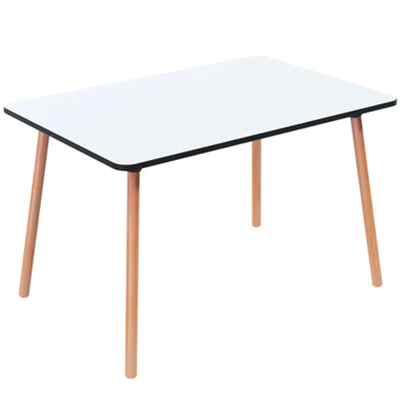 PAPERFLOW PALOMBA Bistrotisch rechteckig MDF-Platte weiß 120.0 x 80.0 1 St. TRPC80X120.23.13