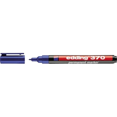 edding Permanentmarker 370 4-370003 1mm Rundspitze nachfüllbar blau edding Permanentmarker 370 4-370003 1mm Rundspitze nachfüllbar blau
