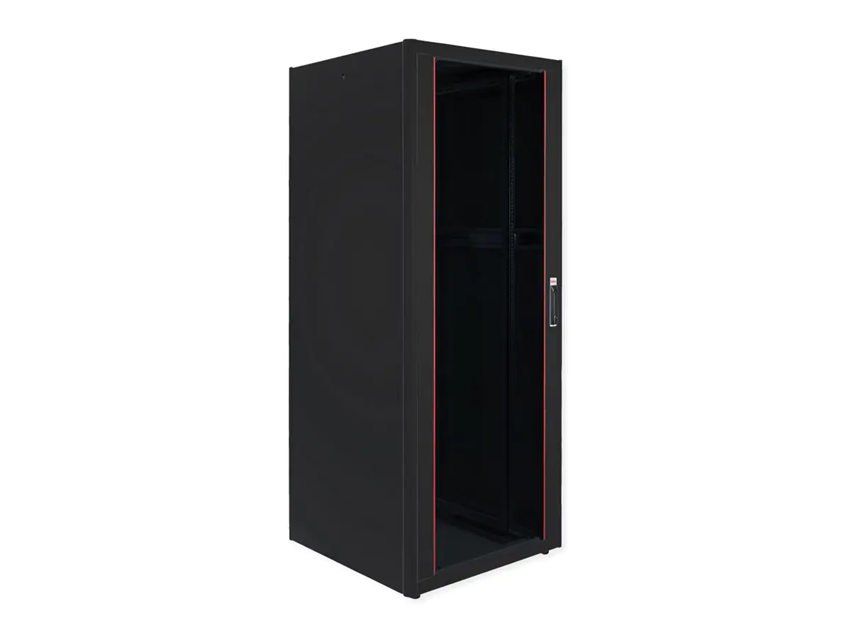 ROLINE 19 Zoll Netzwerkschrank Pro 42 HE 800x1200 BxT Glastür schwarz