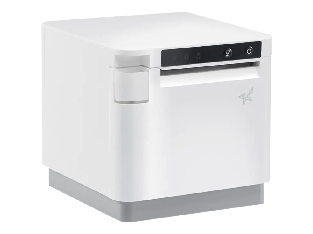 Star mC-Print3 mCP31L - Belegdrucker - Thermodirekt - 8 cm Rolle - 203 dpi - bis zu 250 mm/Sek. - USB, LAN, USB-Host, Lightning - Cutter - weiß