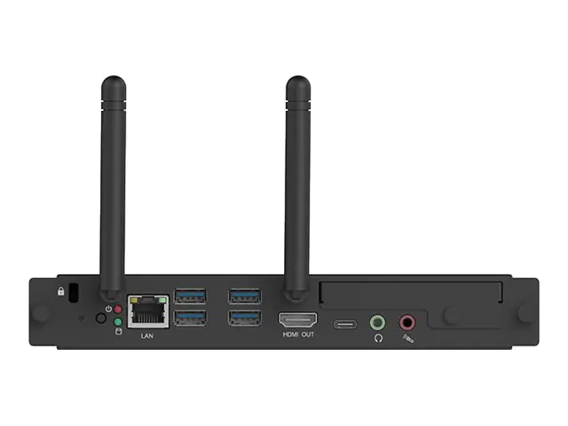 Avocor - Modulares digitales Beschilderungsgerät - 16 GB RAM - Intel Core i7 - SSD - 256 GB - Windows 11 Pro - 4K UHD (2160p) - 60 BpS - Schwarz Avocor - Modulares digitales Beschilderungsgerät - 16 GB RAM - Intel Core i7 - SSD - 256 GB - Windows 11 Pro - 4K UHD (2160p) - 60 BpS - Schwarz