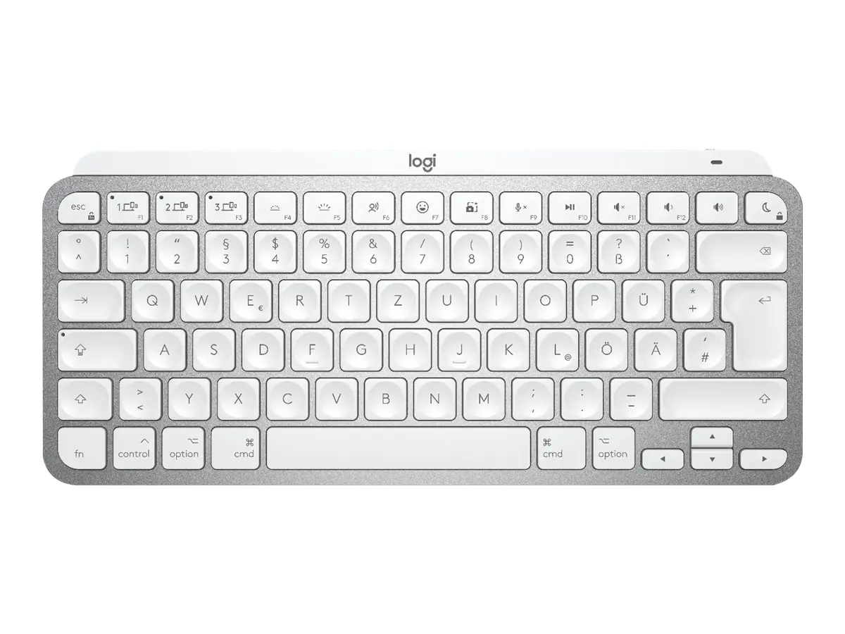 Logitech MX Keys Mini for Mac - Tastatur - hinterleuchtet - Bluetooth - QWERTY - GB - Pale Gray