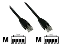 InLine - Patch-Kabel - RJ-45 (M) zu RJ-45 (M) - 1 m - FTP - CAT 5e - Schwarz
