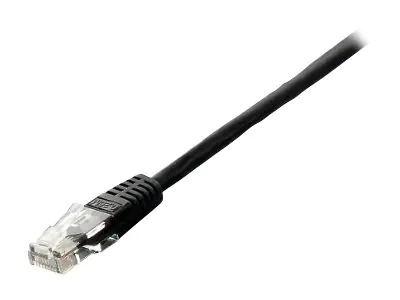 Equip Life - Patch-Kabel - RJ-45 (M) zu RJ-45 (M) - 50 cm - UTP - CAT 6 - geformt, verseilt - Schwarz
