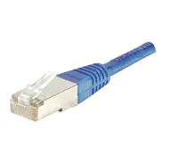 exertis Connect - Patch-Kabel - RJ-45 (M) zu RJ-45 (M) - 10 m - Foiled Unshielded Twisted Pair (F/UTP) - CAT 5e - Blau