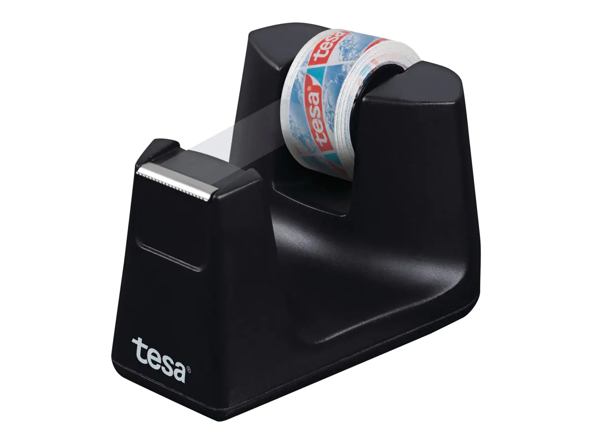 tesa Tischabroller ecoLogo Smart 53904-00000 schwarz +Klebefilm