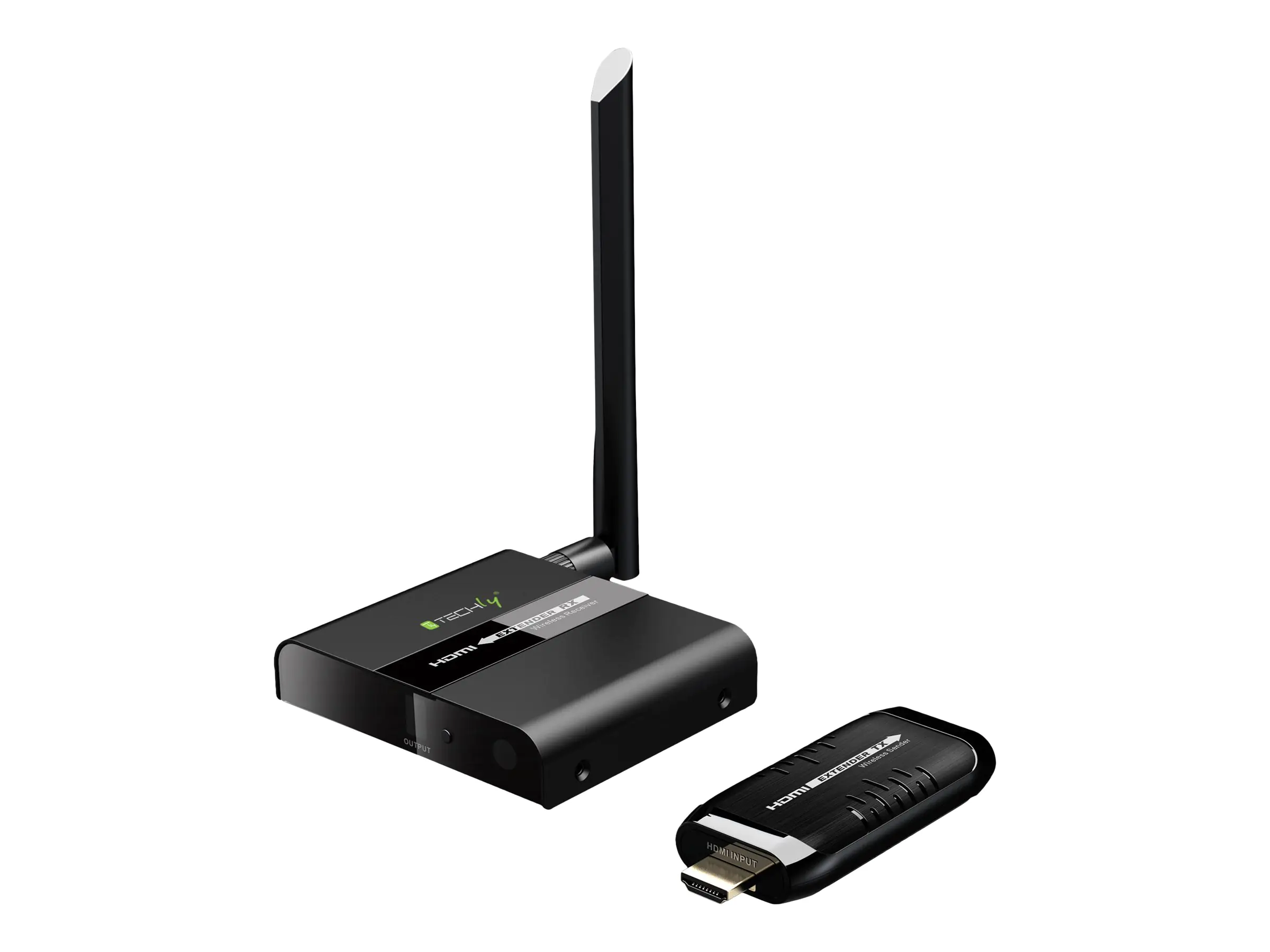 Techly HDMI Extender Wireless 50m compact size