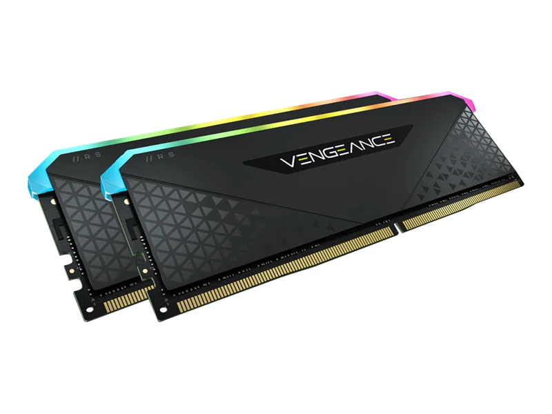 CORSAIR Vengeance RGB RS - DDR4 - Kit - 64 GB: 2 x 32 GB - DIMM 288-PIN - 3600 MHz / PC4-28800 - CL18 - 1.35 V - ungepuffert - non-ECC - Schwarz