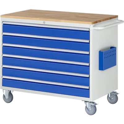 RAU Werkstattwagen 7000 1.145 x 975 x 650 mm (B x H x T) 6 Schubladen RAU Werkstattwagen 7000 1.145 x 975 x 650 mm (B x H x T) 6 Schubladen