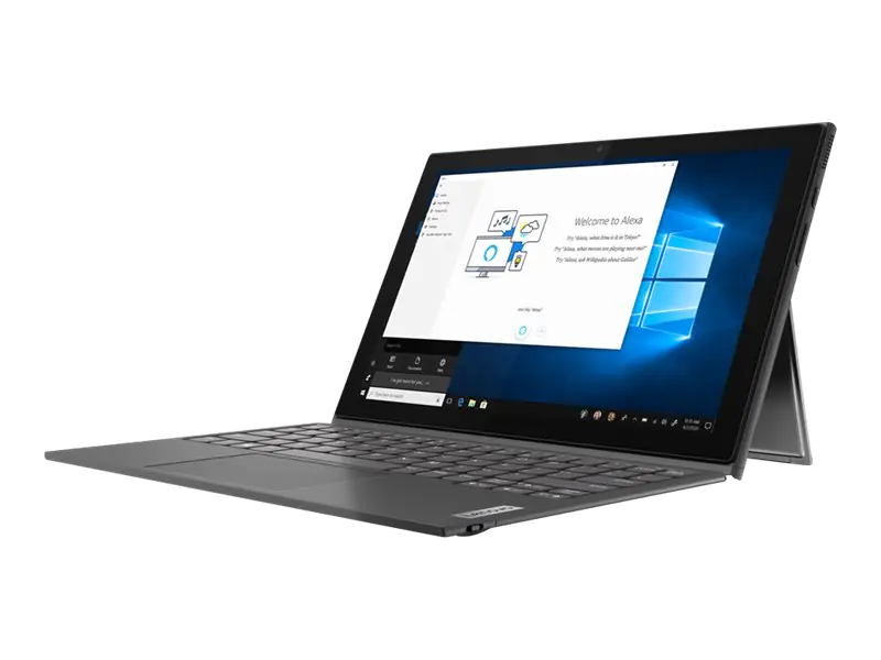 Lenovo IdeaPad Duet 3 10IGL5 82AT - Tablet - mit abnehmbarer Tastatur - Intel Celeron N4020 / 1.1 GHz - Win 10 Home in S mode - UHD Graphics 600 - 4 GB RAM - 64 GB eMMC - 26.1 cm (10.3") Touchscreen 1920 x 1200 - Wi-Fi 5 - Graphitgrau - kbd: Deutsch