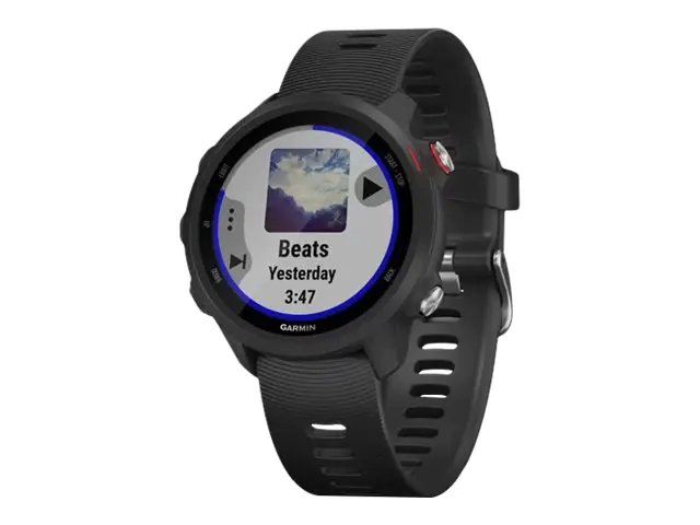 Garmin Forerunner 245 Music - Uhr unterstützt GPS, GLONASS und Galileo - Laufen 1.2" - Bandgröße: 127-204 mm