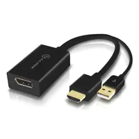 ALOGIC Premium Series - Videokonverter - HDMI - DisplayPort - Schwarz