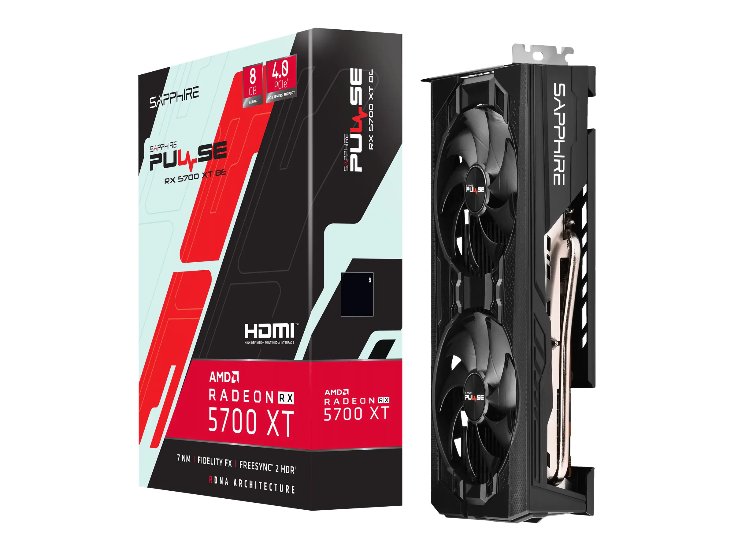 Sapphire Pulse Radeon RX 5700 XT BE Grafikkarten - 8 GB GDDR6 - 11293-09-20G