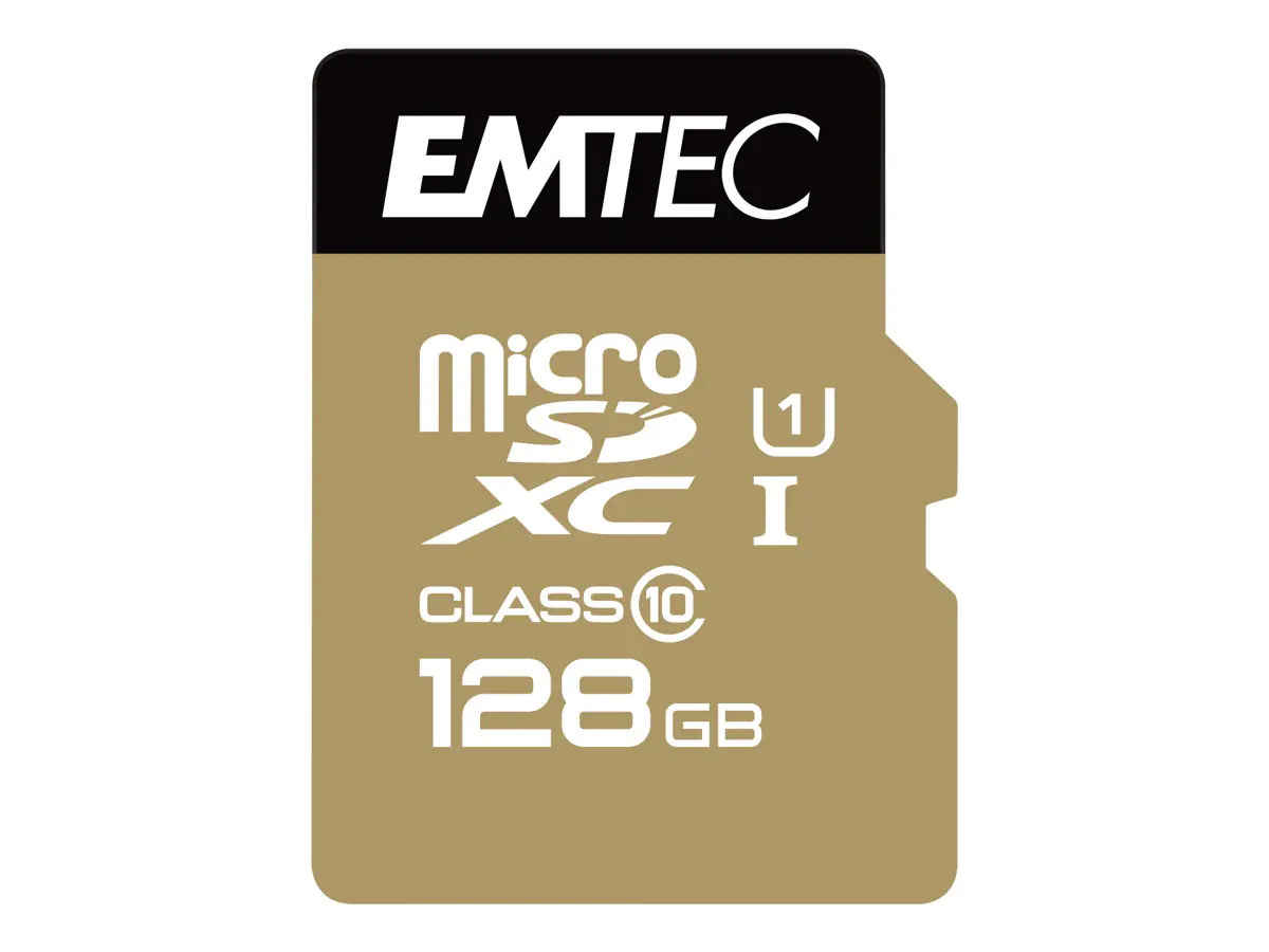 Emtec Gold+ Flash-Speicherkarte 128 GB ECMSD128GXC10GP