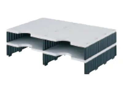 styro styrodoc duo - Sortierfacherweiterung - 4 Fächer 268-1202.98