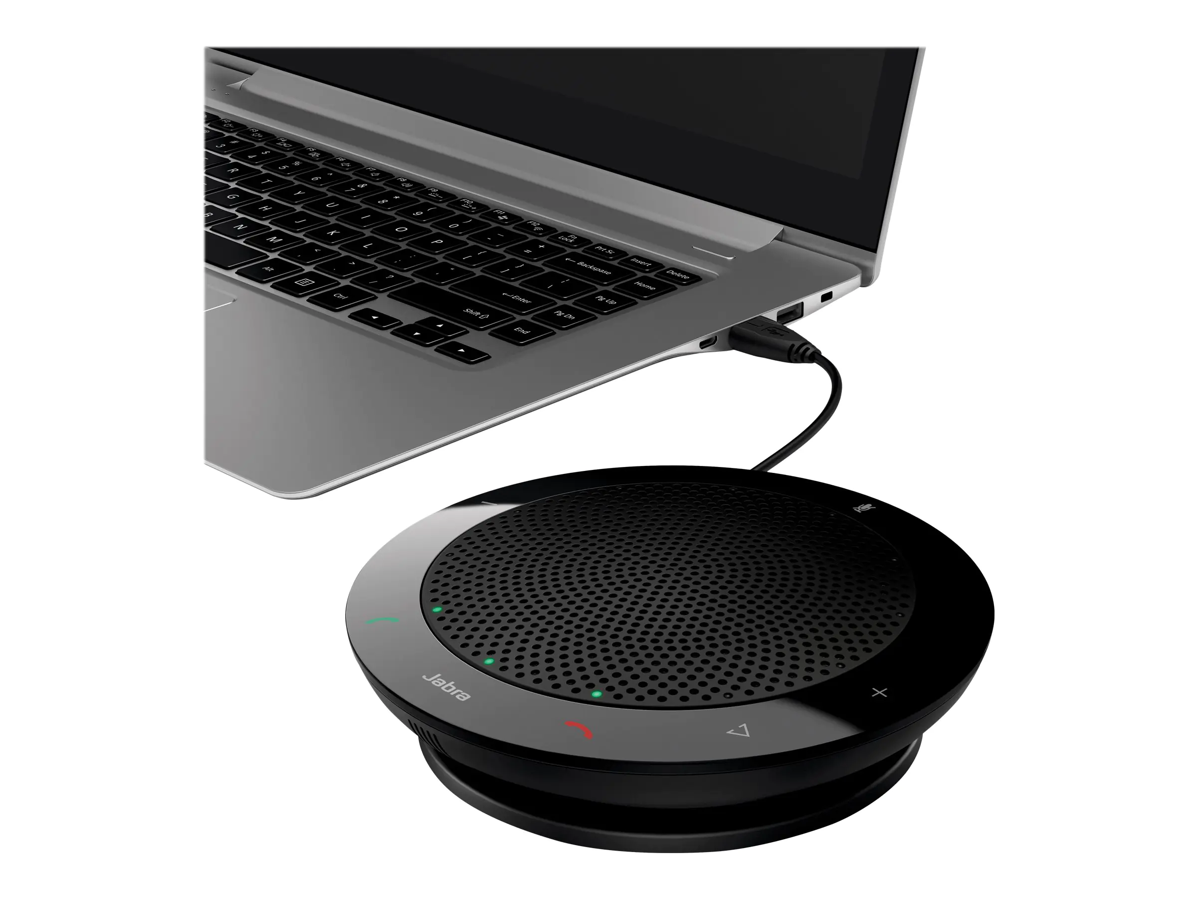Jabra SPEAK 410 MS - VoIP-Freisprechtelefon für Tisch - kabelgebunden - USB - Zertifiziert für Skype für Unternehmen