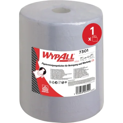 WYPALL Wischtuch L20 7301 2lagig 33x38cm Rolle 500Blatt blau WYPALL Wischtuch L20 7301 2lagig 33x38cm Rolle 500Blatt blau