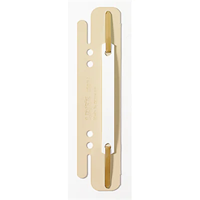 Leitz Heftstreifen ALPHA® 3,8 x 15,8 cm (B x H) PVC-Hartfolie sand 25 St./Pack.