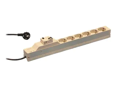 SCHROFF Steckdosenleiste (Rack - einbaufähig) - Wechselstrom 230 V - 3600 Watt - Eingabe, Eingang