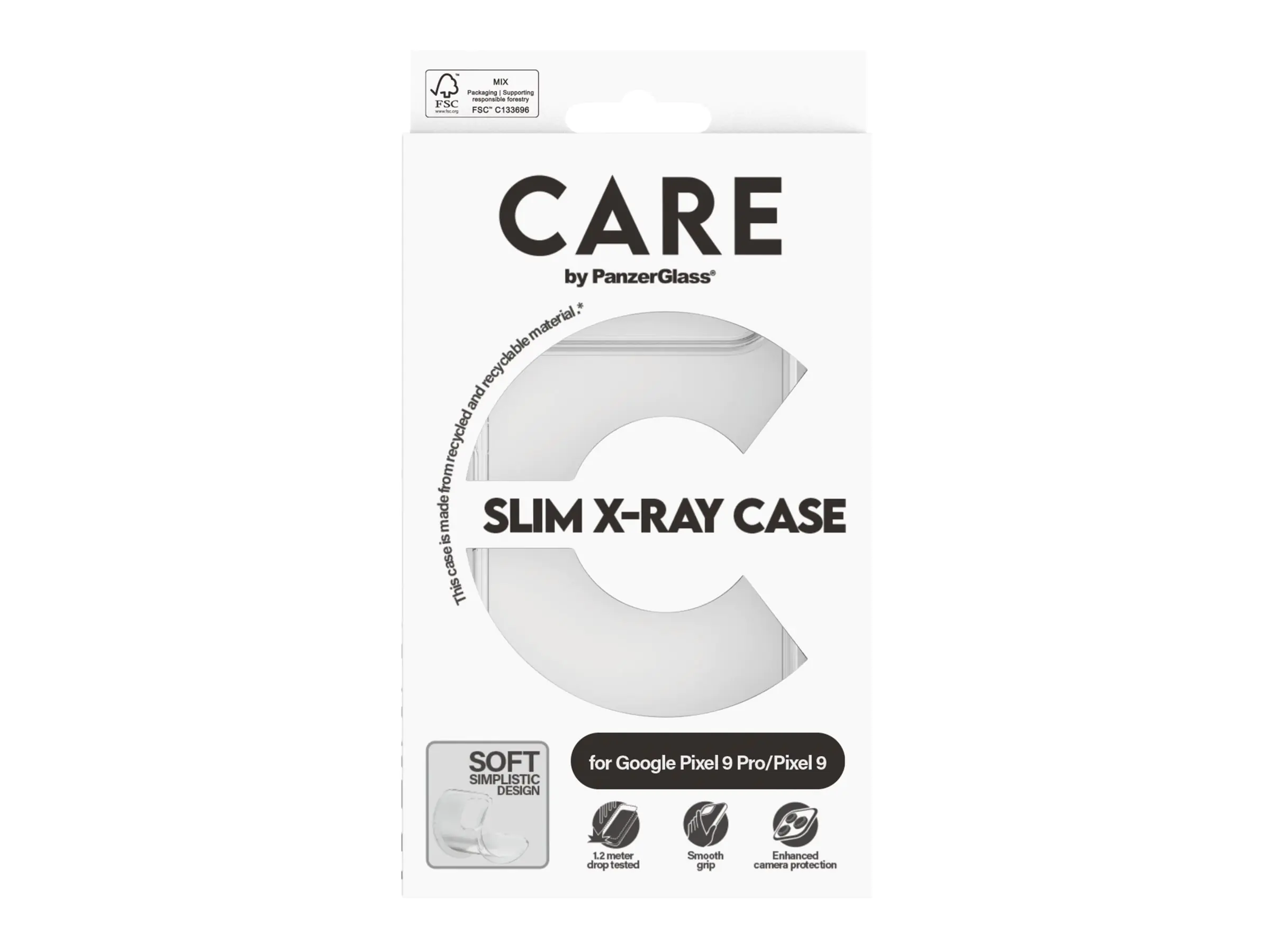 PanzerGlass CARE by PanzerGlass X-Ray - Hintere Abdeckung für Mobiltelefon - weicher Grund - Therm
