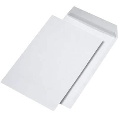 MAILmedia Versandtasche DIN C4 ohne Fenster 120g/m² mit Haftklebung Offset weiß 250 St./Pack.