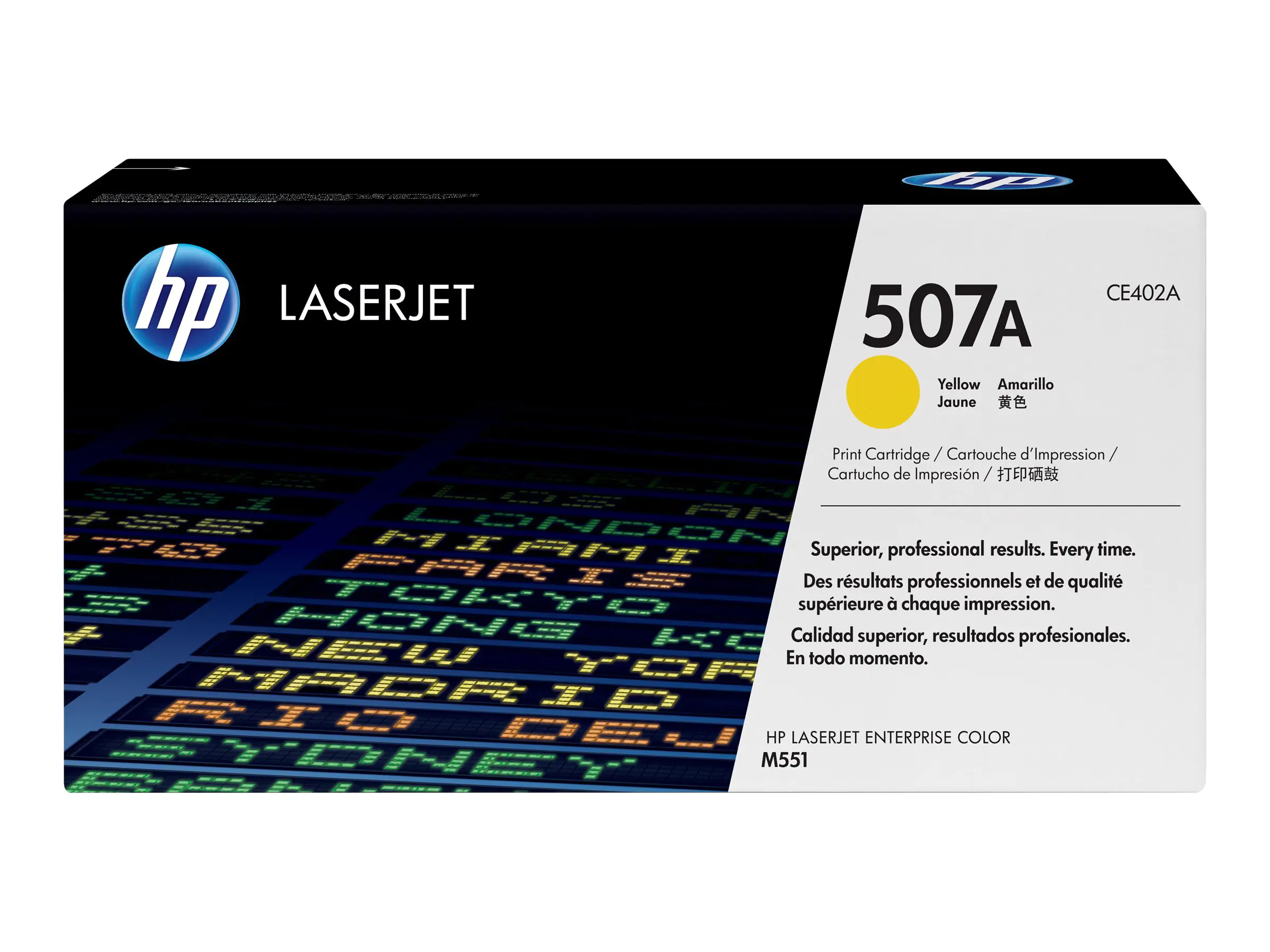 HP 507A - Gelb - original - LaserJet - Tonerpatrone (CE402A) - für Color LaserJet Enterprise MFP M575; LaserJet Pro MFP M570
